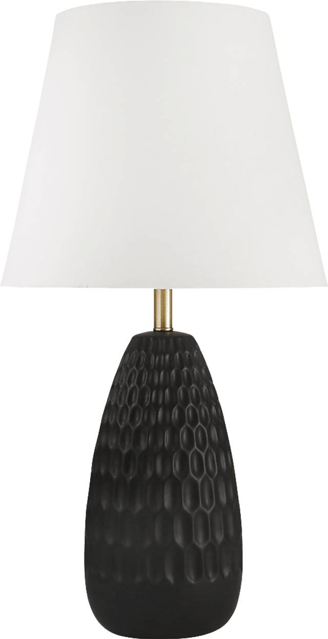 Vernera Cave Black Lamp - Thumbnail - Image 1