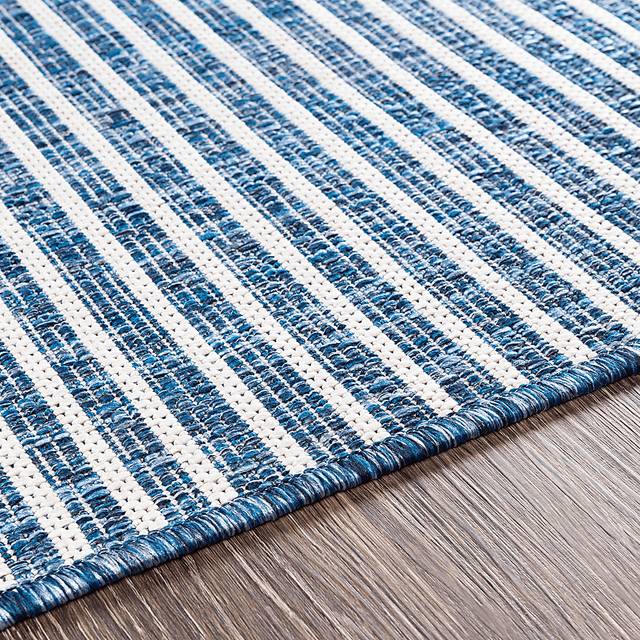 Verniere Blue 5'3 x 7'7 Indoor/Outdoor Rug - Thumbnail - Image 4