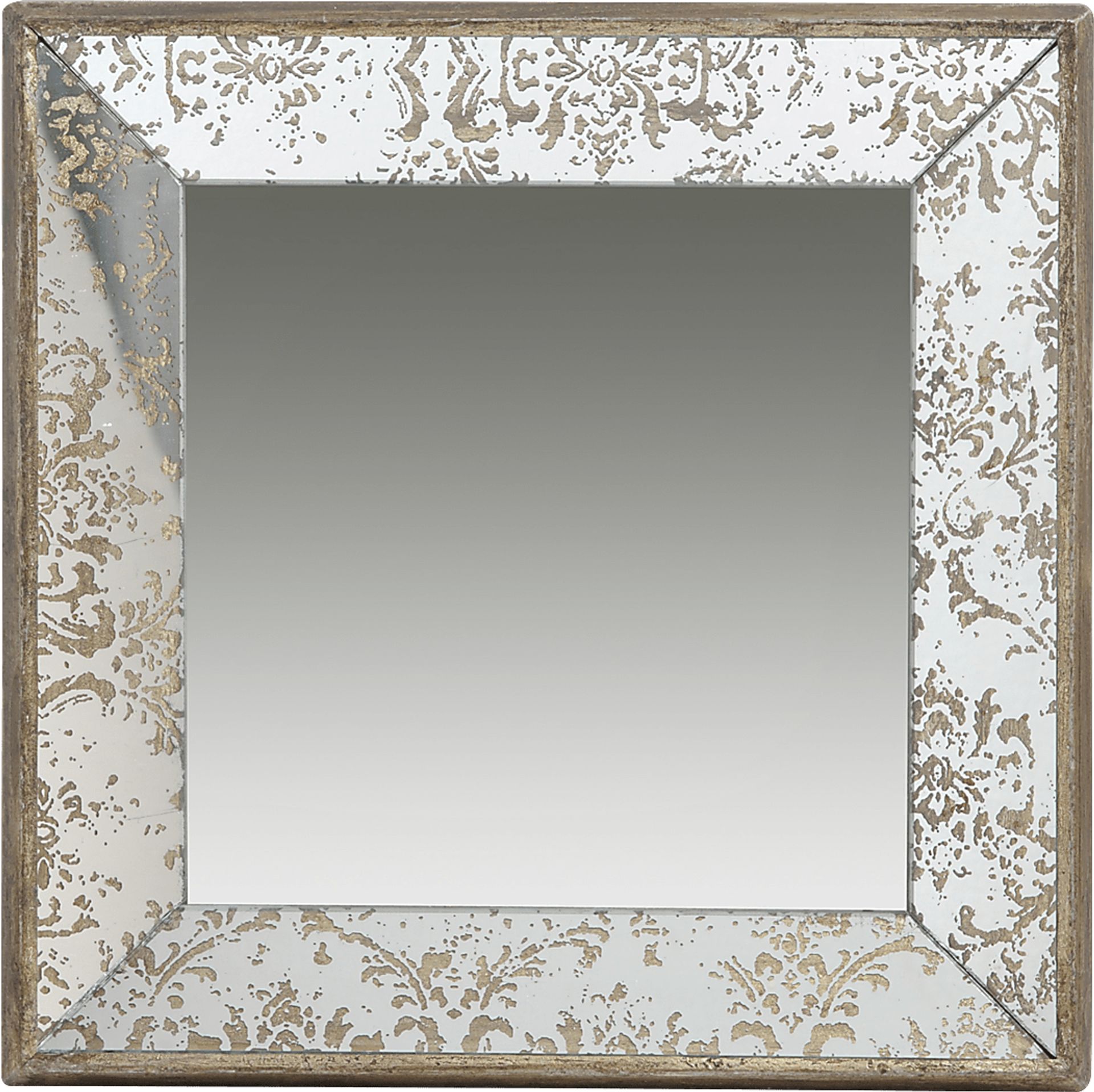 Vernita Silver Large Square Mirror - Image 1
