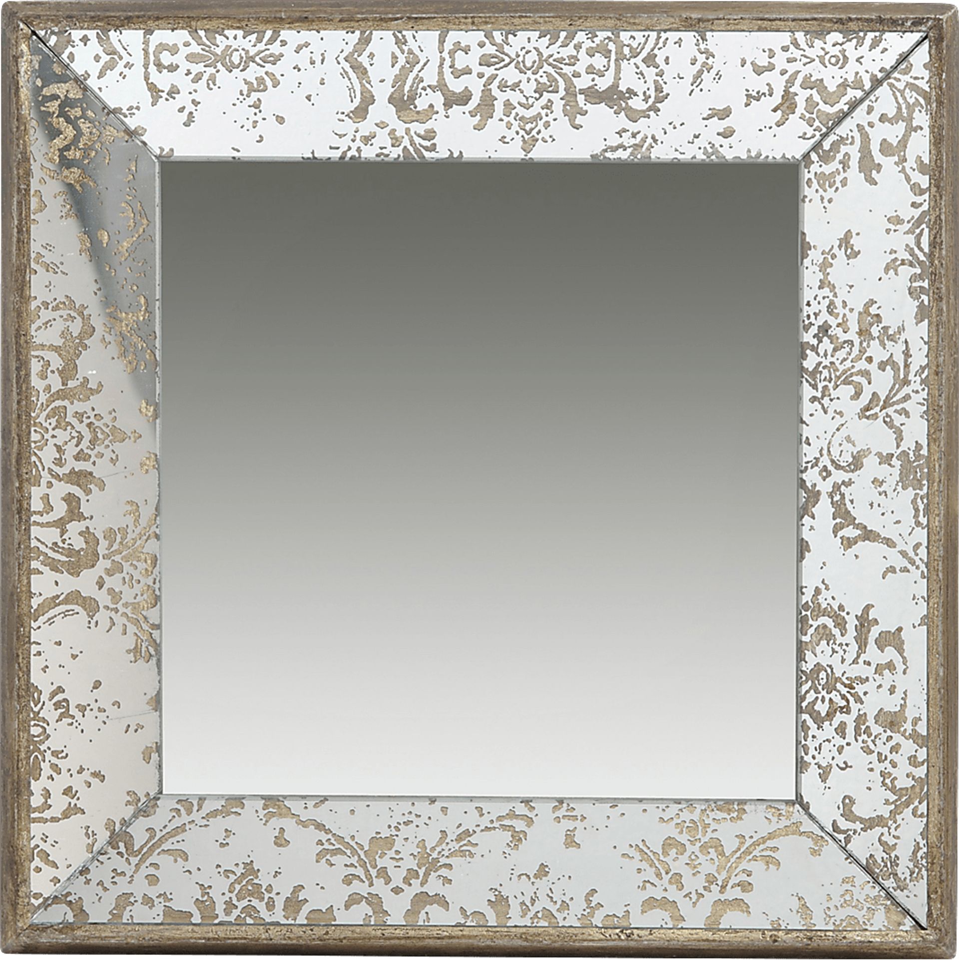 Vernita Silver Small Square Mirror - Image 1