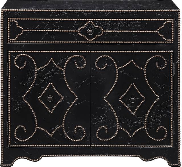 Vernwood Black Accent Cabinet - Thumbnail - Image 2