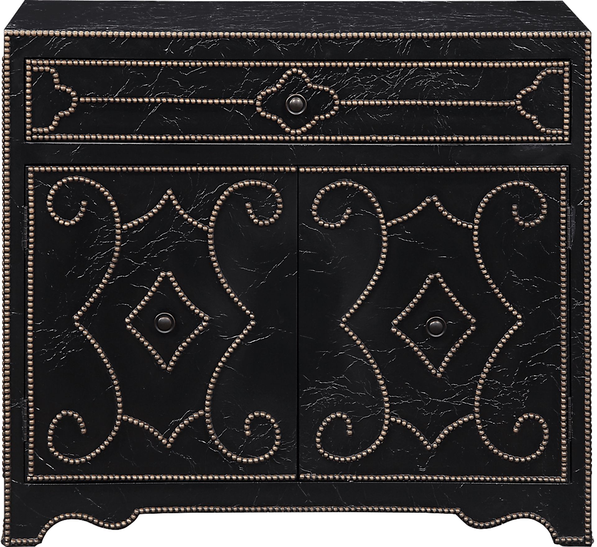 Vernwood Black Accent Cabinet - Image 2