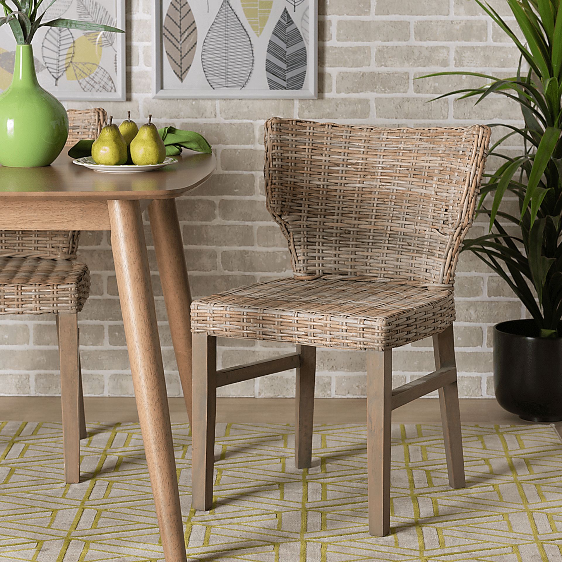 Veronas Brown Side Chair Set of 2 - Image 8