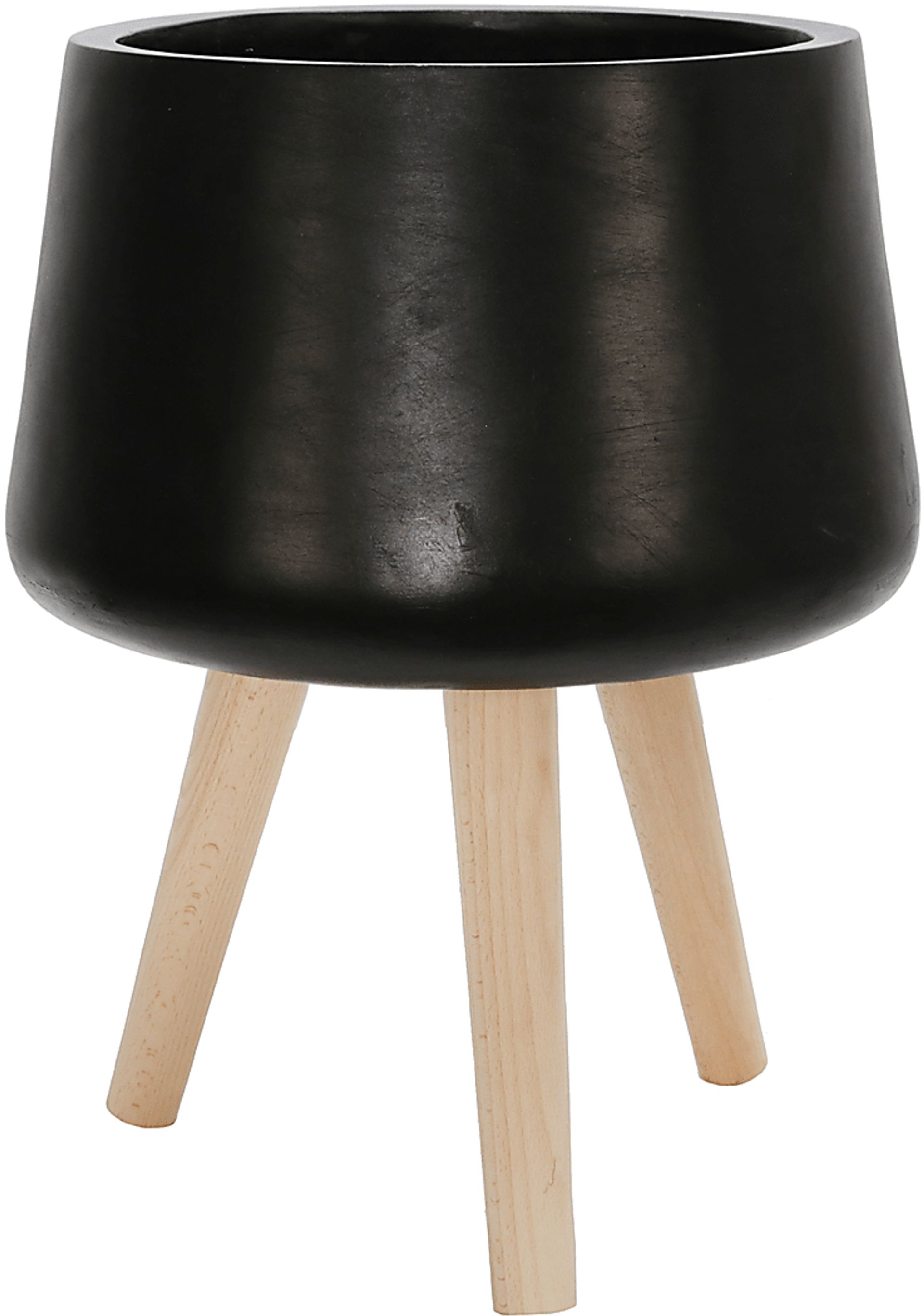 Verrdure Black Planter, Set of 2 - Image 3