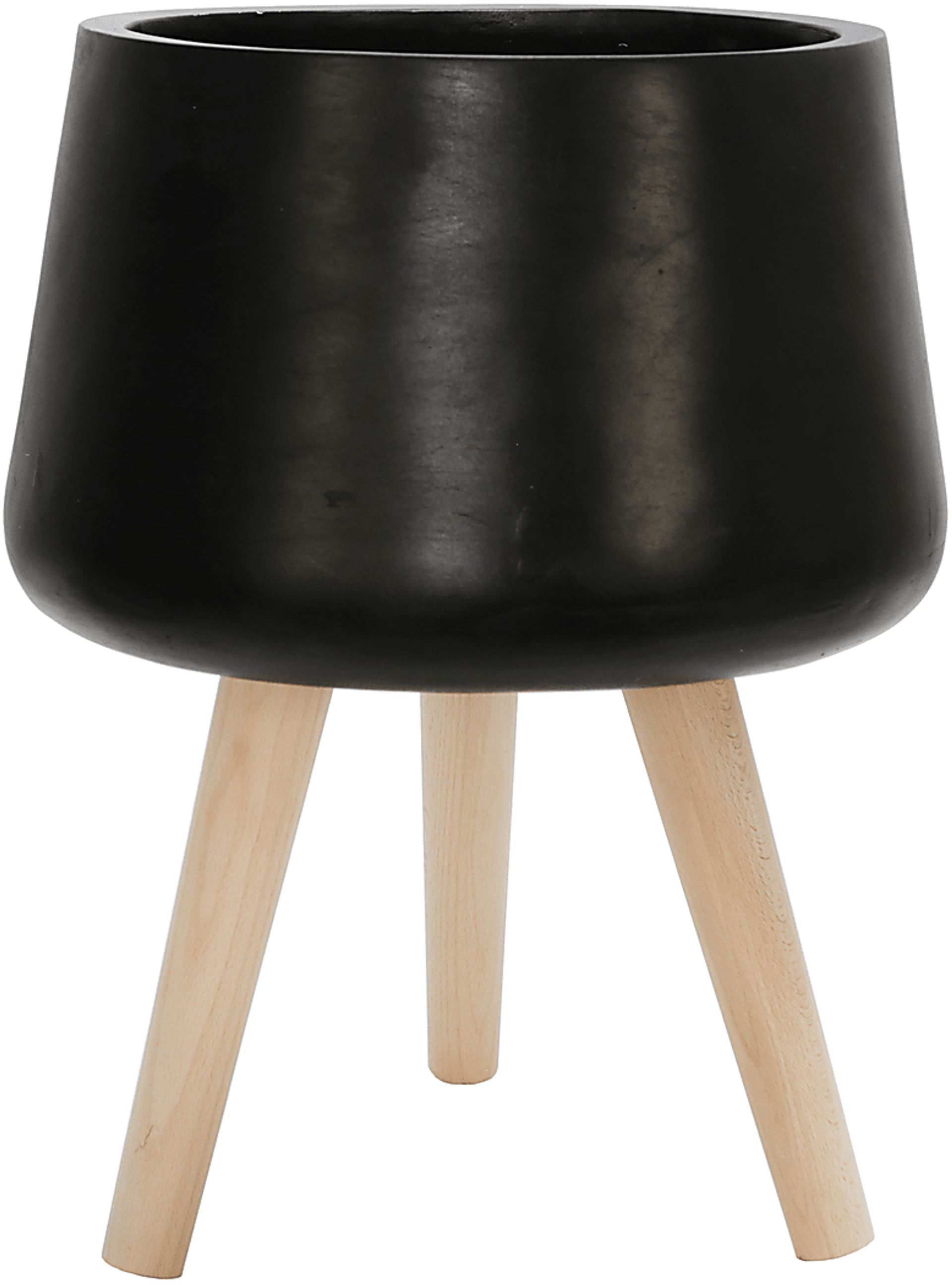 Verrdure Black Planter, Set of 2 - Image 4
