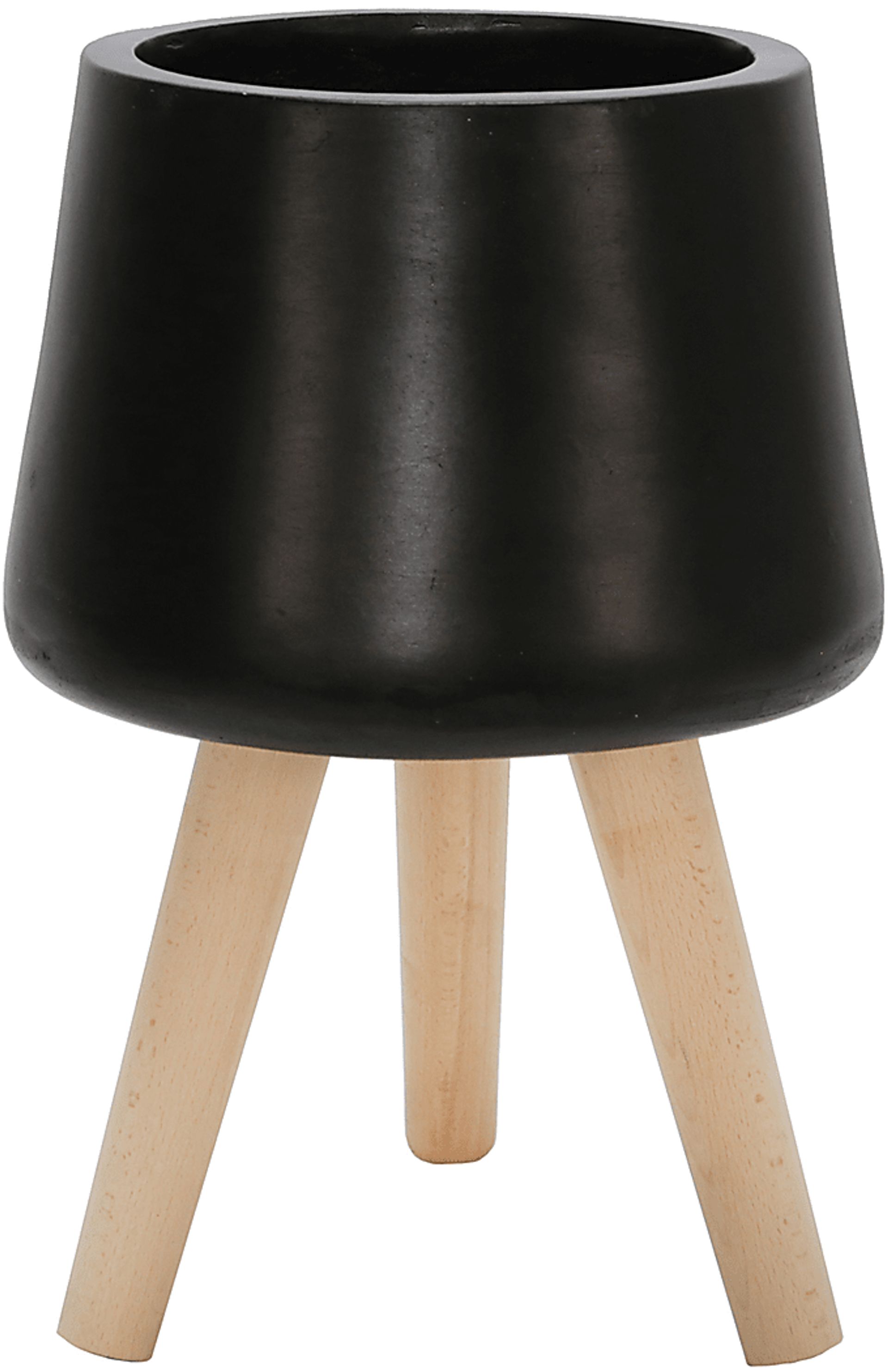Verrdure Black Planter, Set of 2 - Image 5