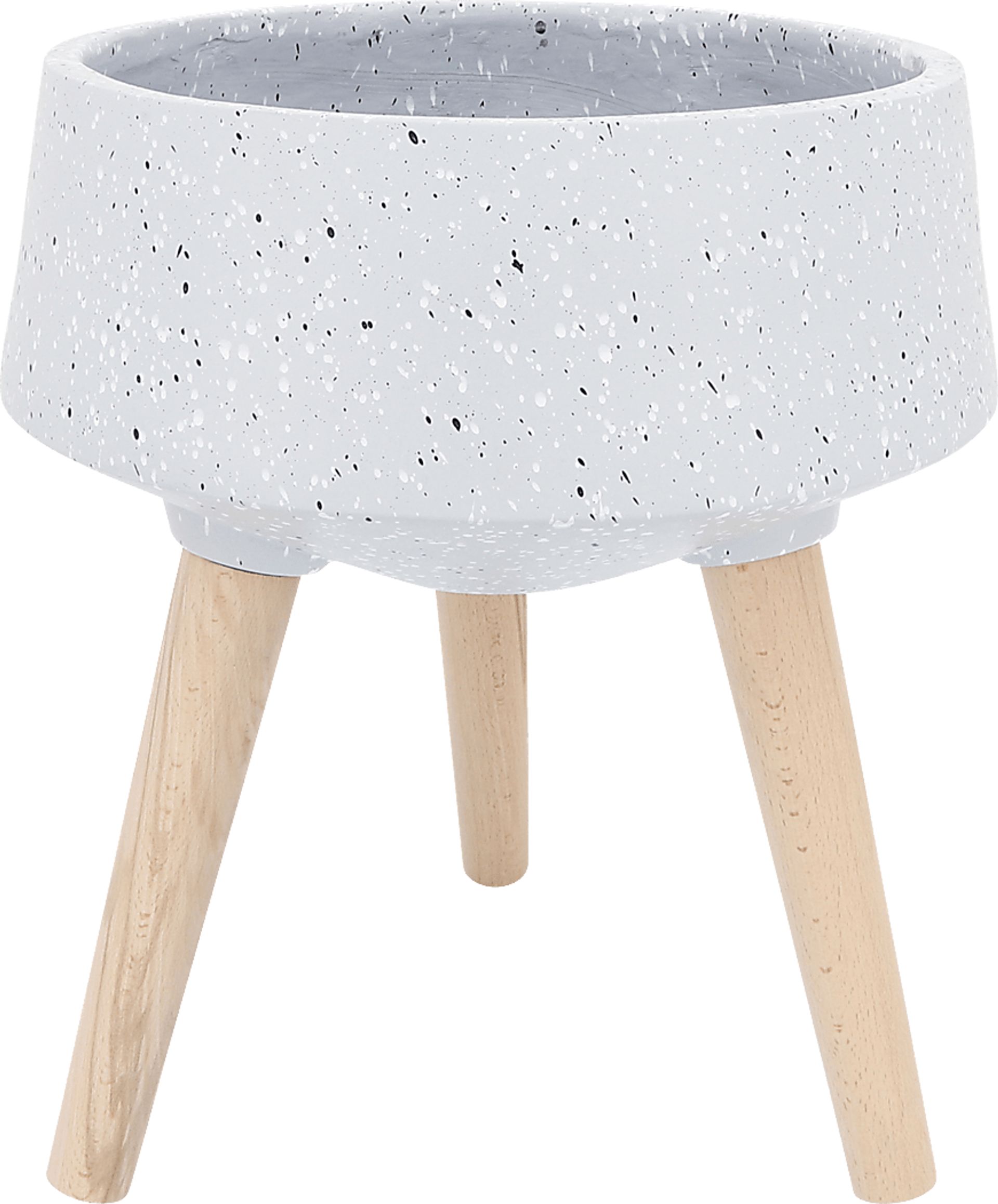 Verrdure Gray Planter, Set of 2 - Image 1