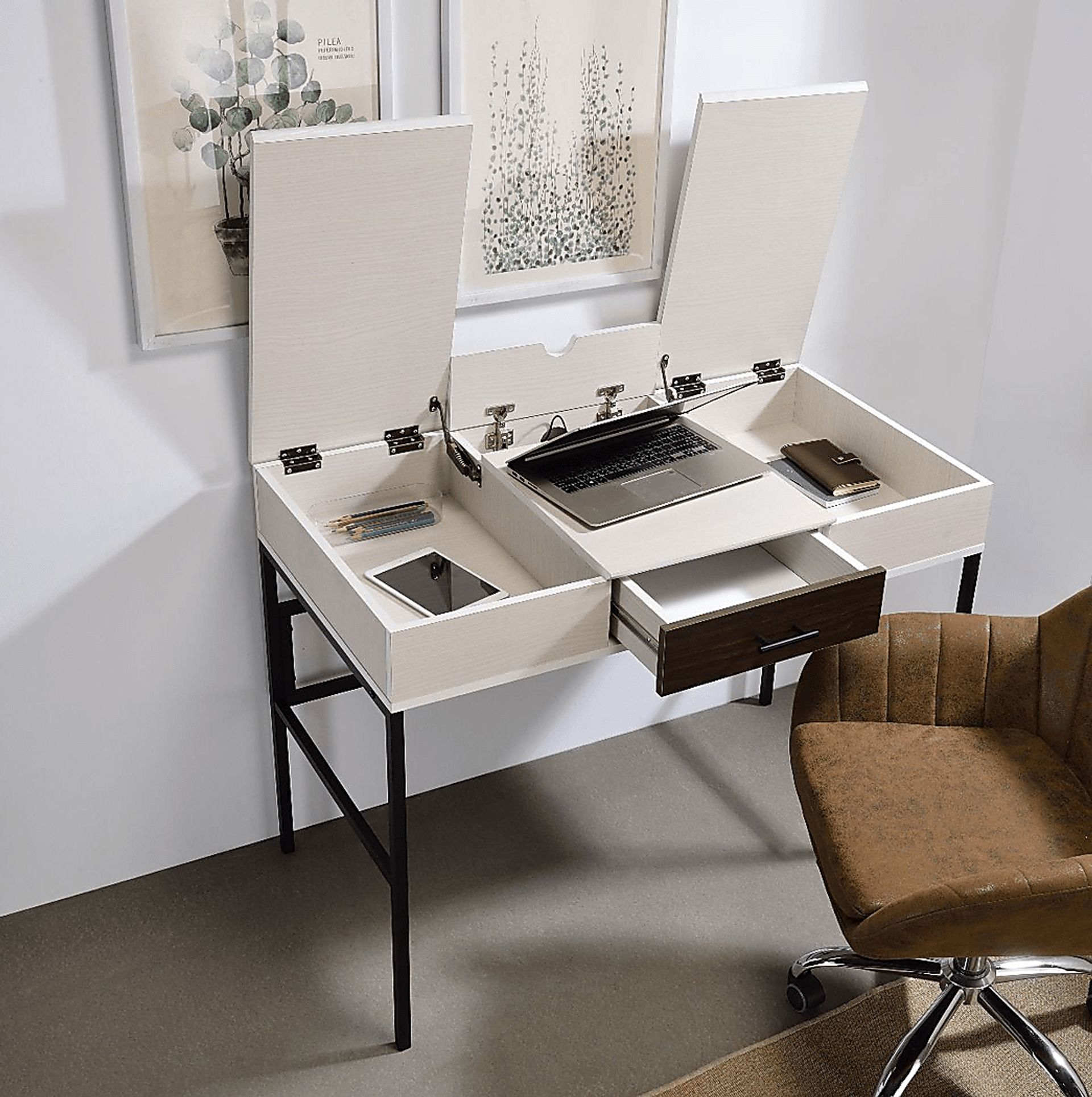 Versany White Desk - Image 7