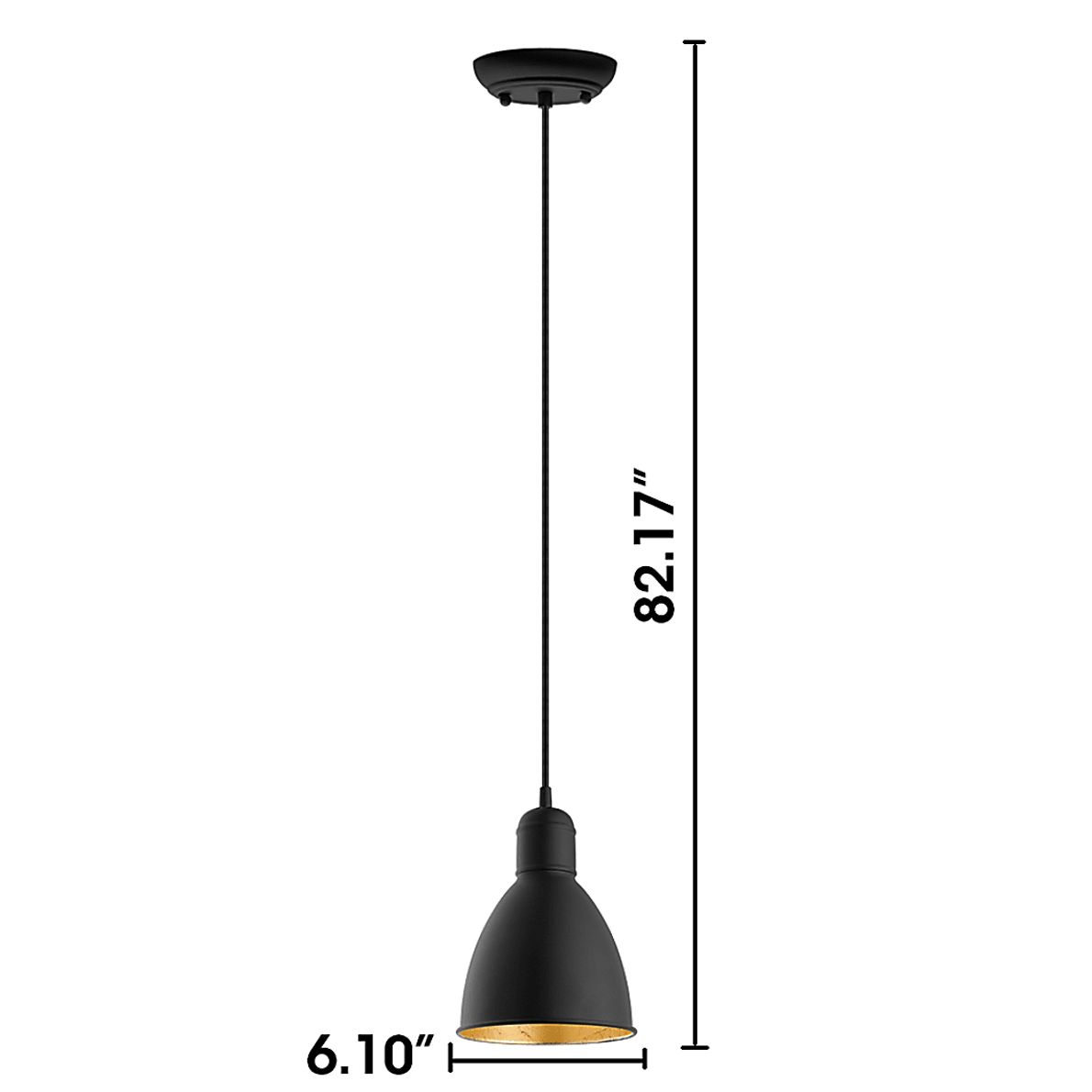 Vespers Way Black Pendant