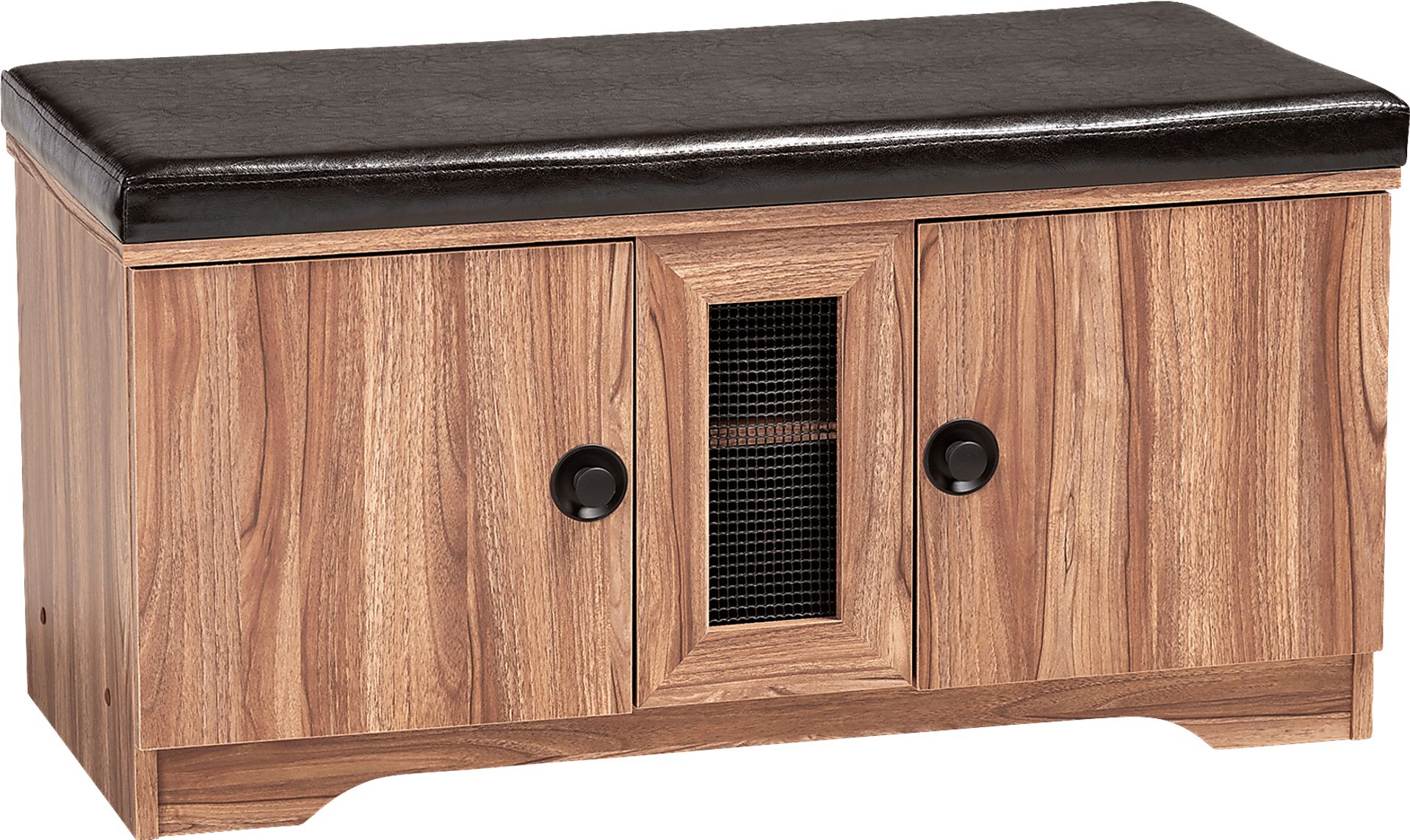 Vestavio Brown Accent Bench - Image 1