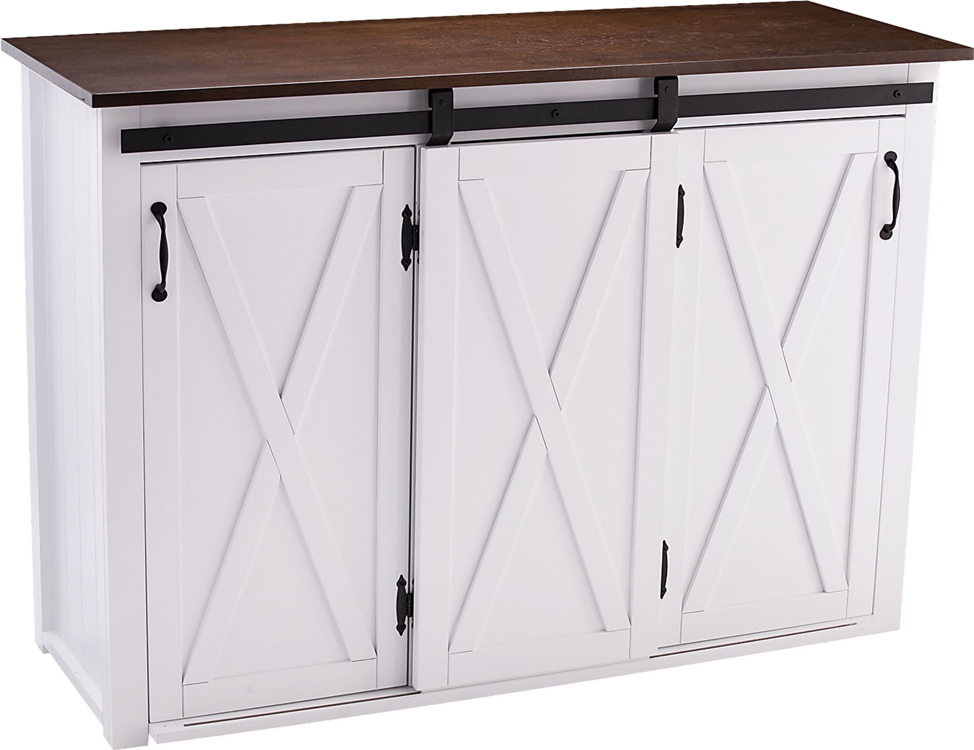Vesthaven White Kitchen Island - Image 1