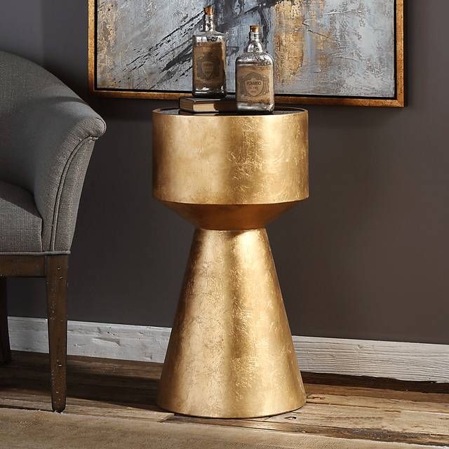 Vestine Gold Accent Table - Thumbnail - Image 3