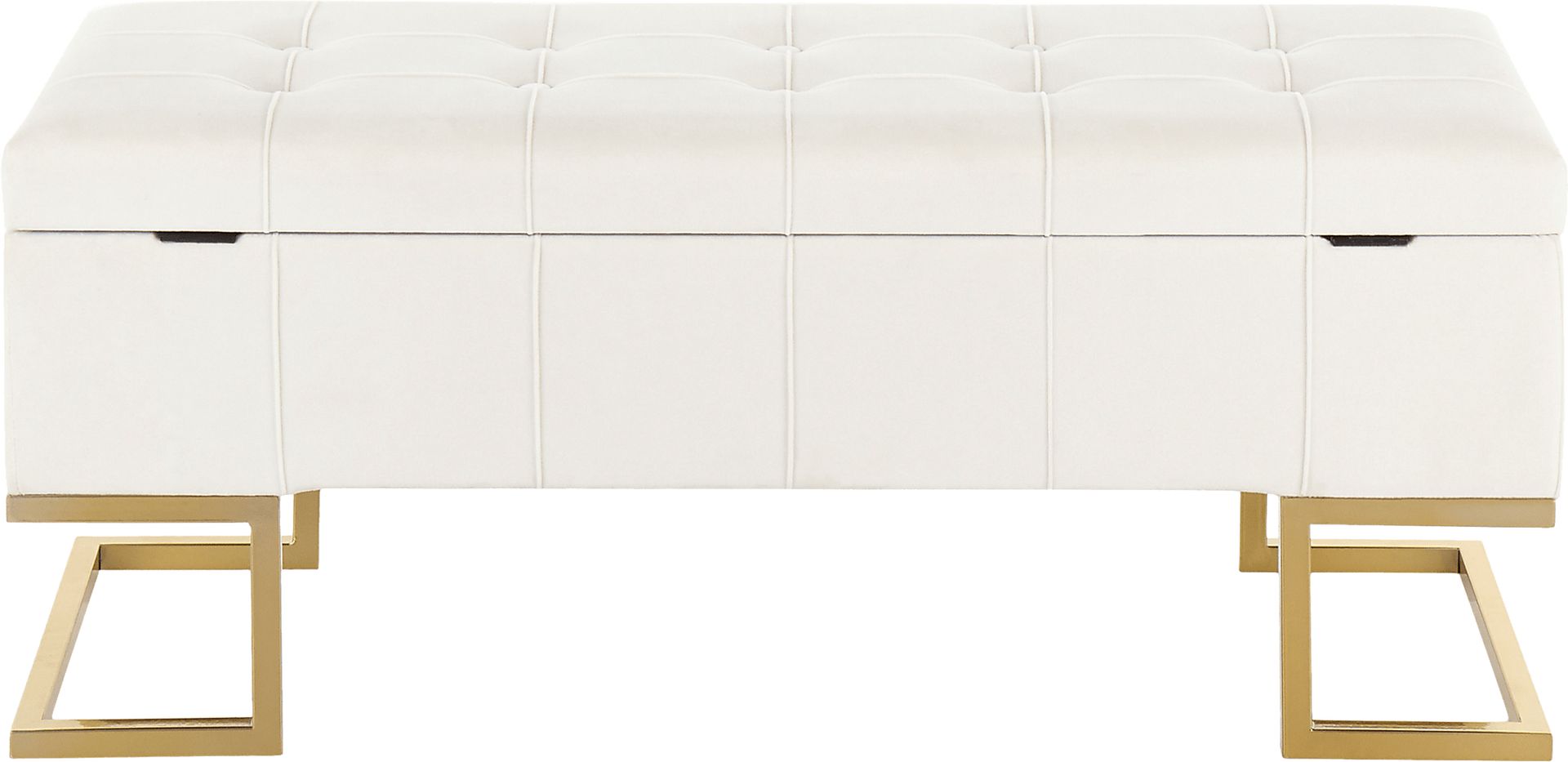 Vetauia White Accent Bench - Image 5