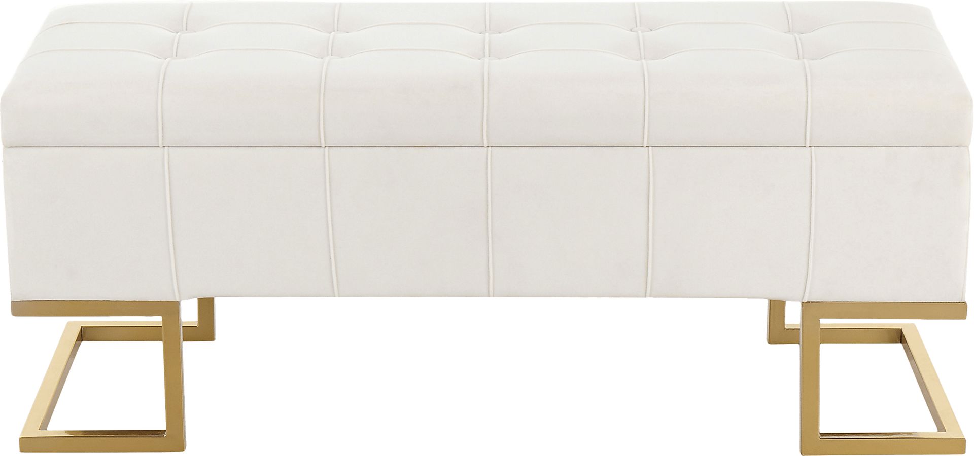 Vetauia White Accent Bench - Image 6