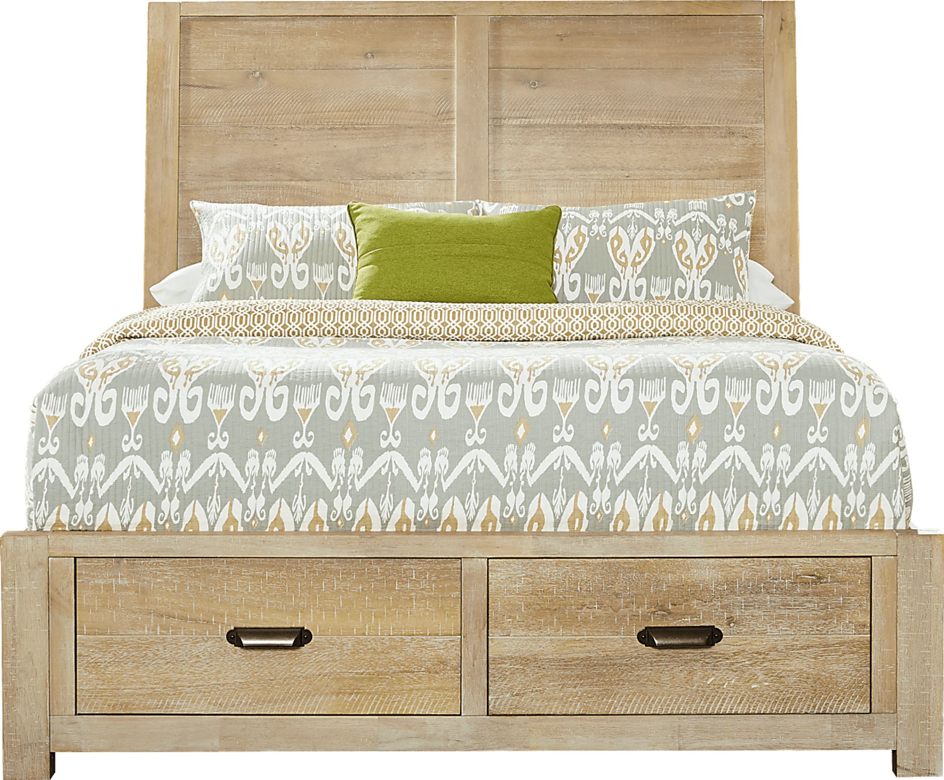 Vetralla Sand 3 Pc Queen Storage Bed - Image 1