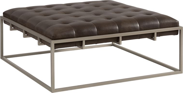 Vezelay Brown Upholstered Cocktail Table