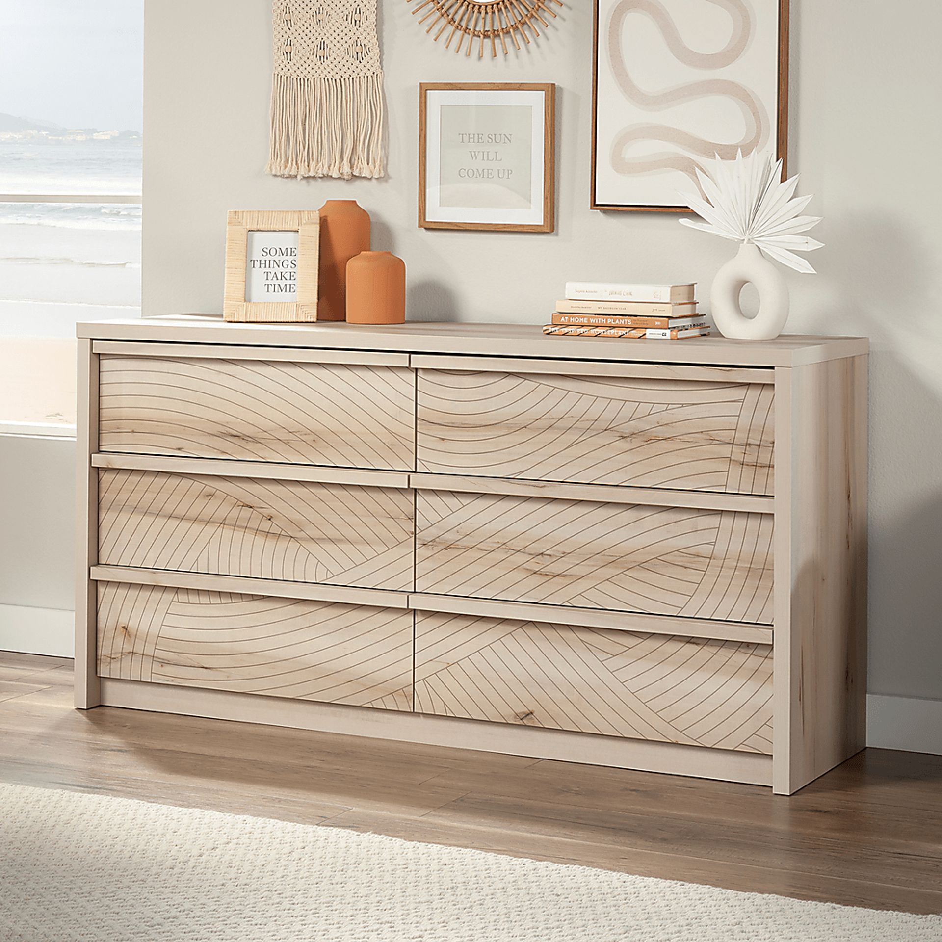 Vezina II Light Brown Dresser - Image 2
