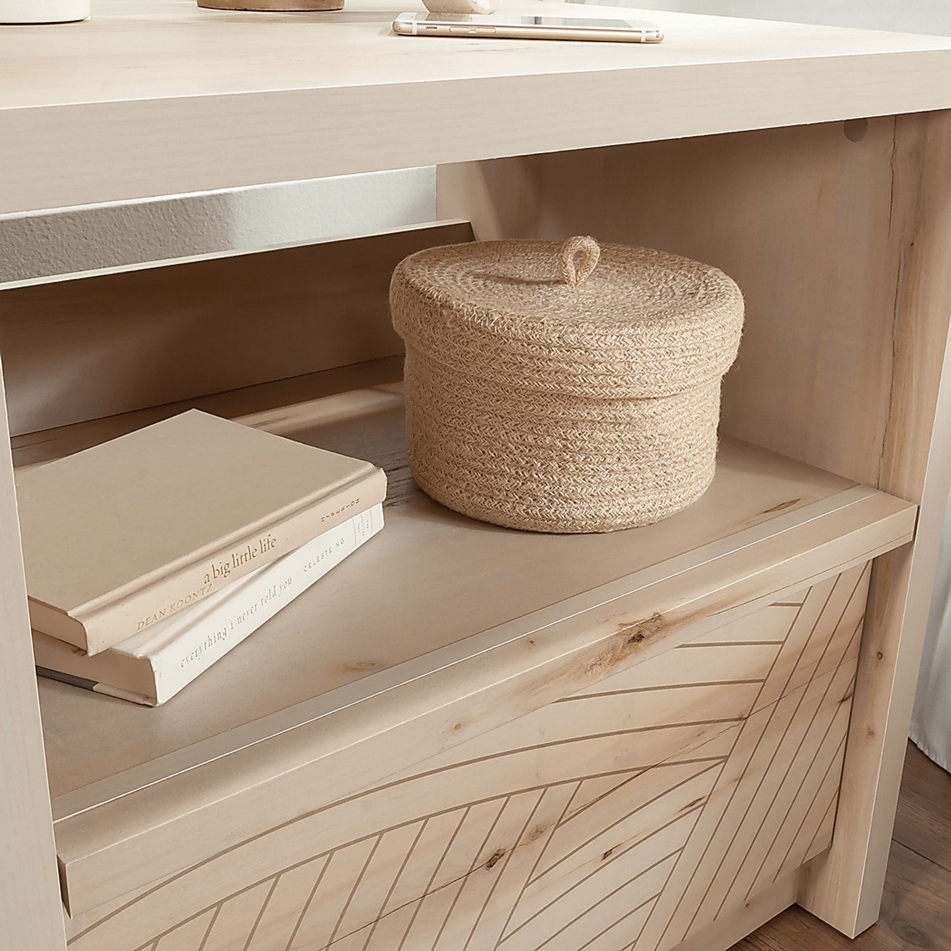 Vezina II Light Brown Nightstand - Image 4
