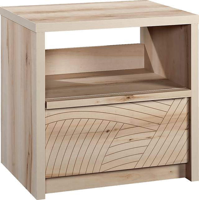 Vezina II Light Brown Nightstand - Thumbnail - Image 1