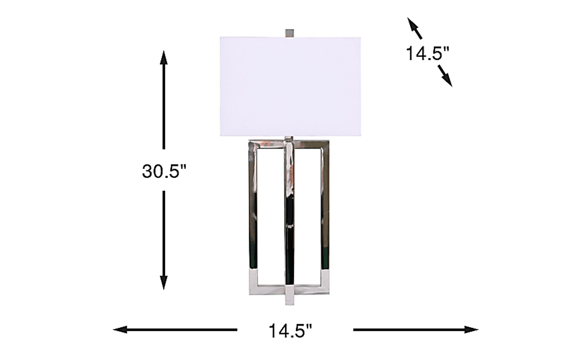 Dimension Image. Please refer to the Dimension Tab on this page for dimension details.