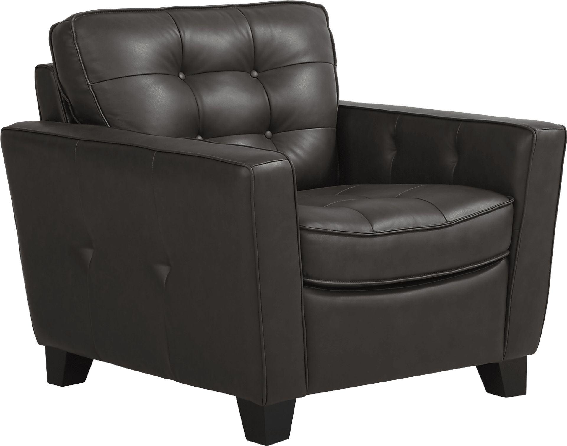 Via Rosano Coffee 8 Pc Leather Living Room - Image 5