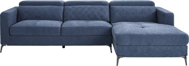 Via Sorrento Blue 2 Pc Sectional - Thumbnail - Image 1