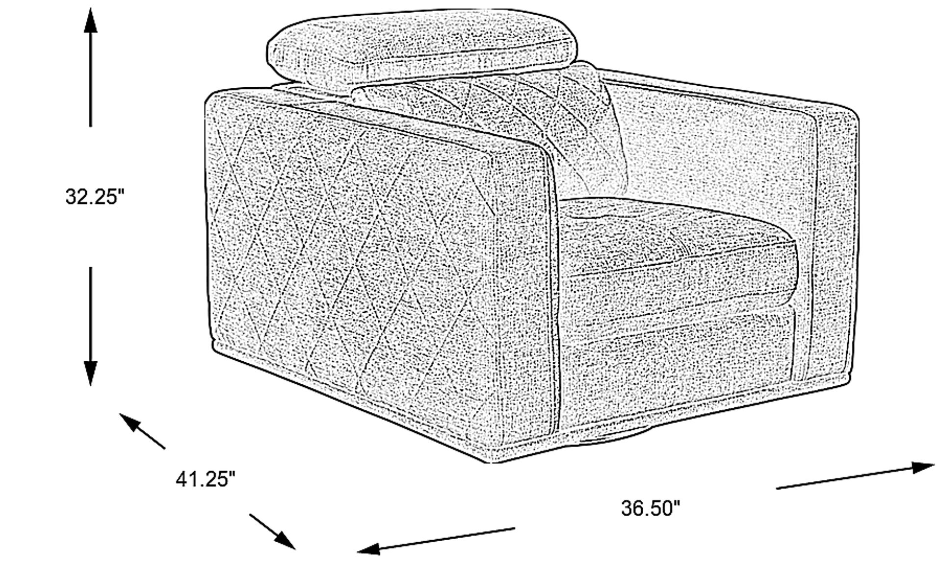 Dimension Image. Please refer to the Dimension Tab on this page for dimension details.