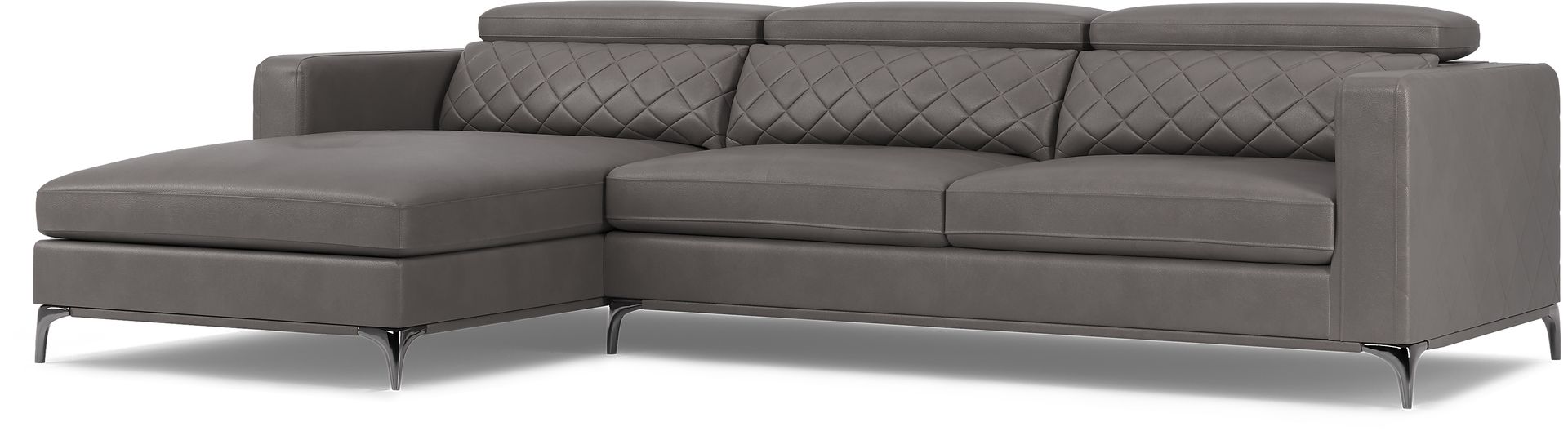 Via Sorrento Granite 3 Pc Sectional Living Room - Image 2