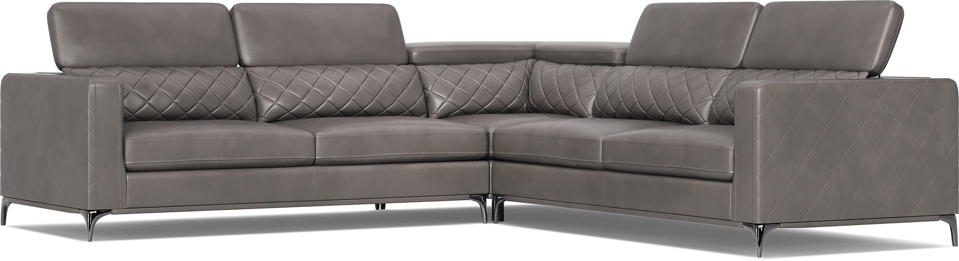 Via Sorrento Granite 3 Pc Sectional - Image 3