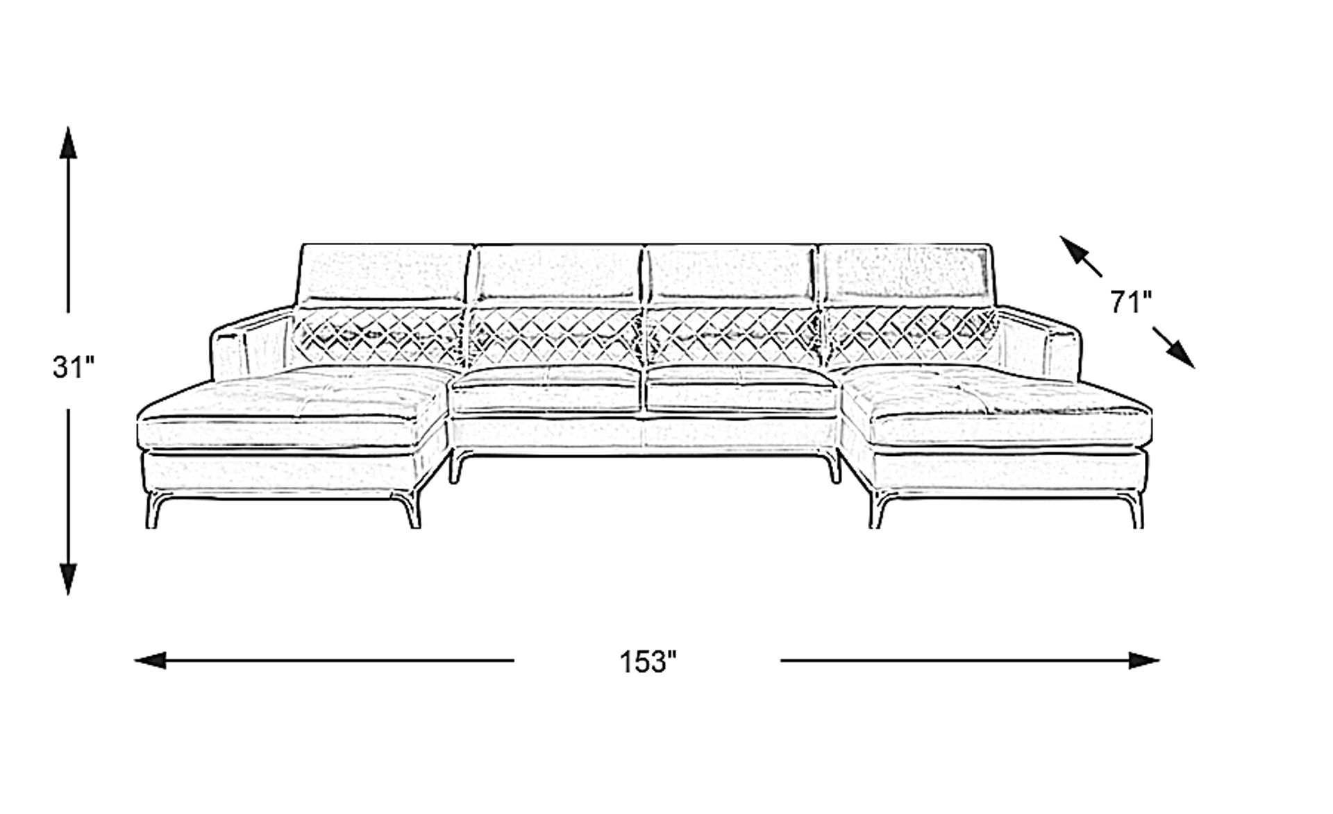 Dimension Image. Please refer to the Dimension Tab on this page for dimension details.