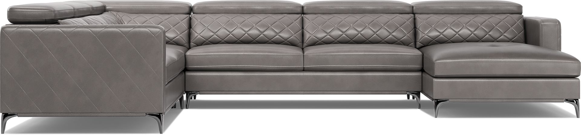 Via Sorrento Granite 5 Pc Sectional Living Room - Image 3