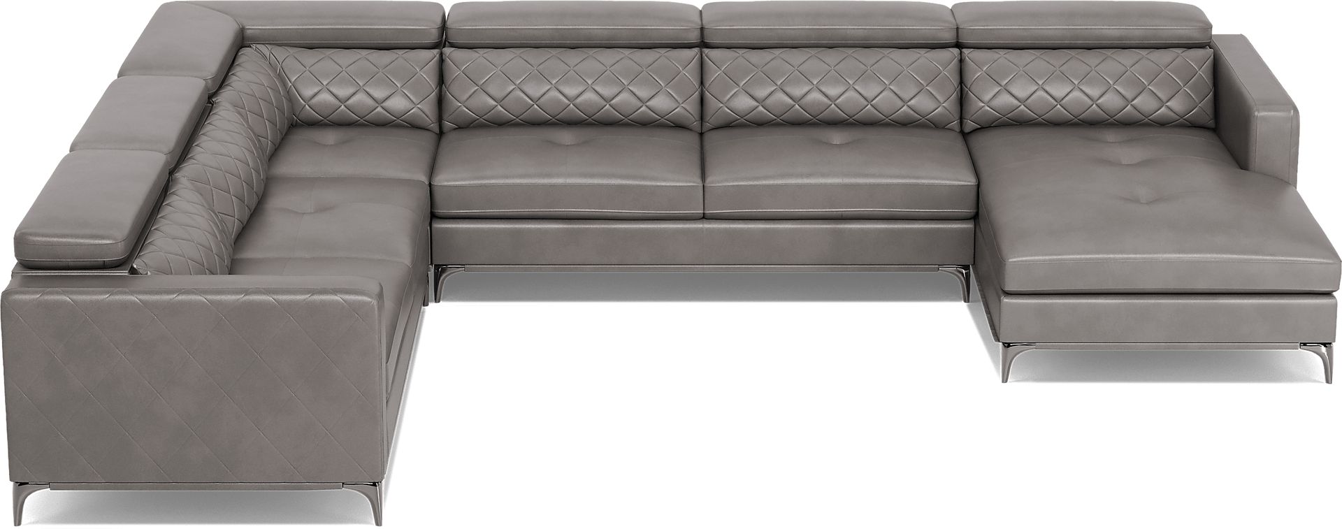 Via Sorrento Granite 5 Pc Sectional Living Room - Image 5