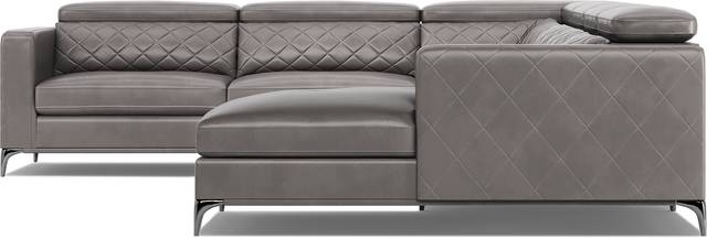 Via Sorrento Granite 5 Pc Sectional Living Room - Thumbnail - Image 6