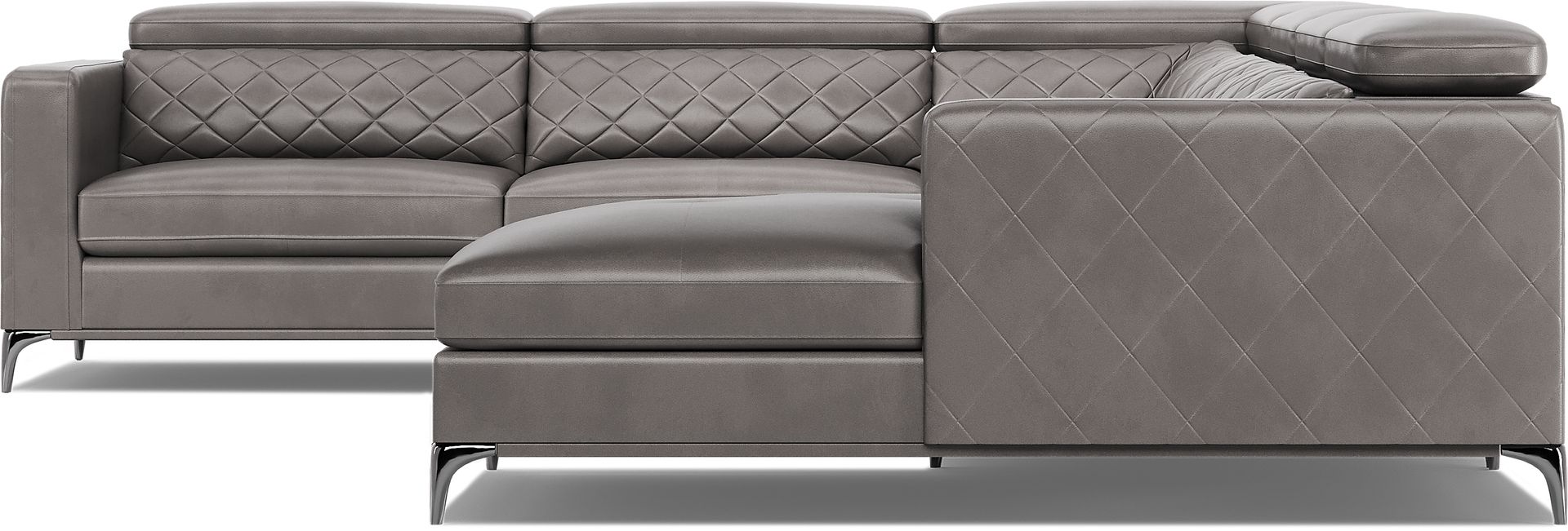Via Sorrento Granite 5 Pc Sectional Living Room - Image 6