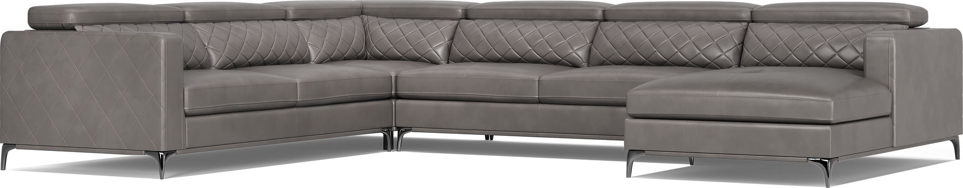 Via Sorrento Granite 5 Pc Sectional Living Room - Image 2