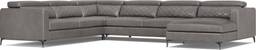 4 pc right arm chaise sectional