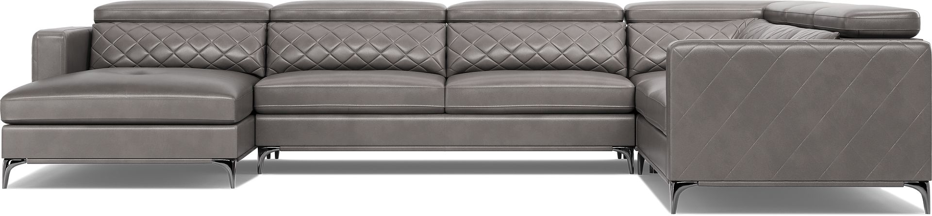 Via Sorrento Granite 4 Pc Sectional - Image 3