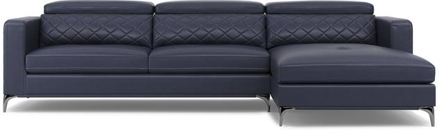 Via Sorrento Navy 2 Pc Sectional - Thumbnail - Image 3