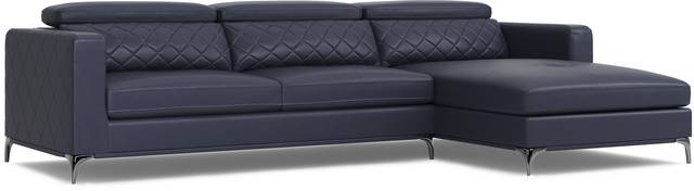 Via Sorrento Navy 2 Pc Sectional - Thumbnail - Image 1