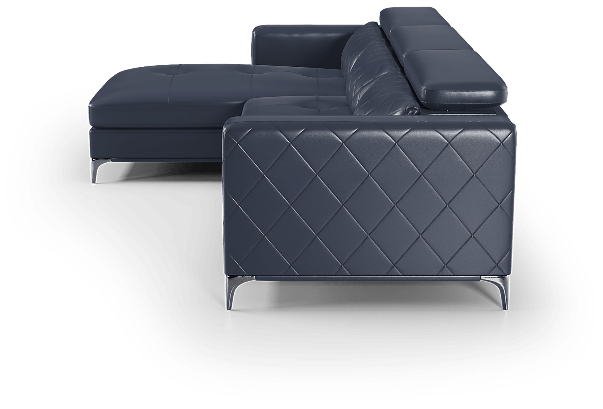 Via Sorrento Navy 2 Pc Sectional - Image 6