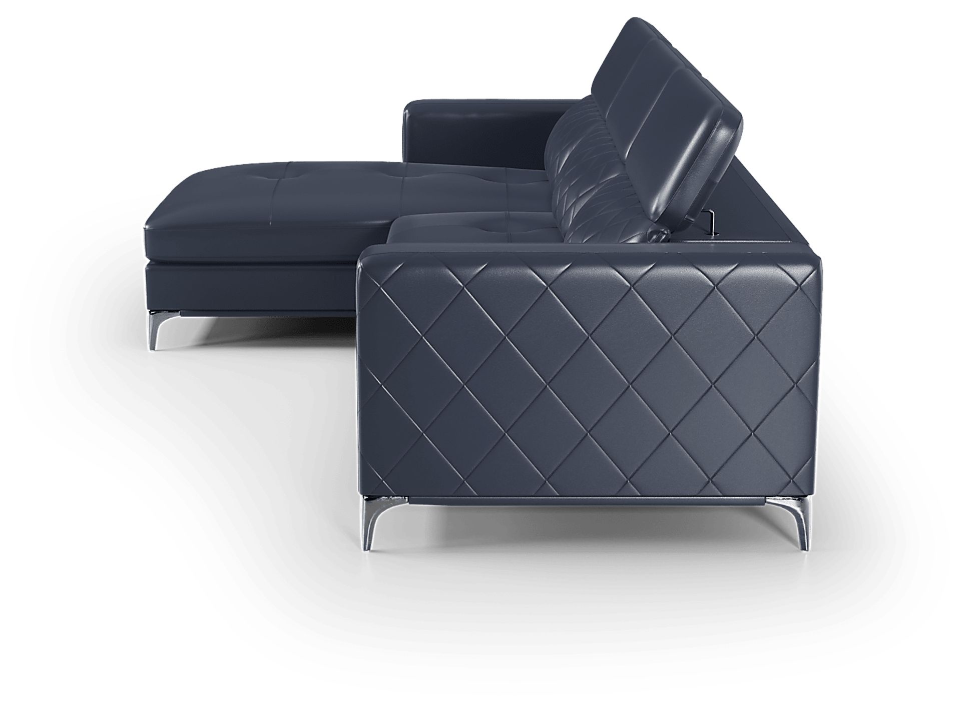 Via Sorrento Navy 2 Pc Sectional - Image 7