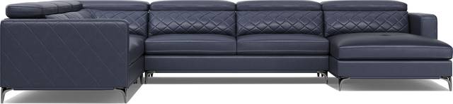 Via Sorrento Navy 4 Pc Sectional - Thumbnail - Image 3