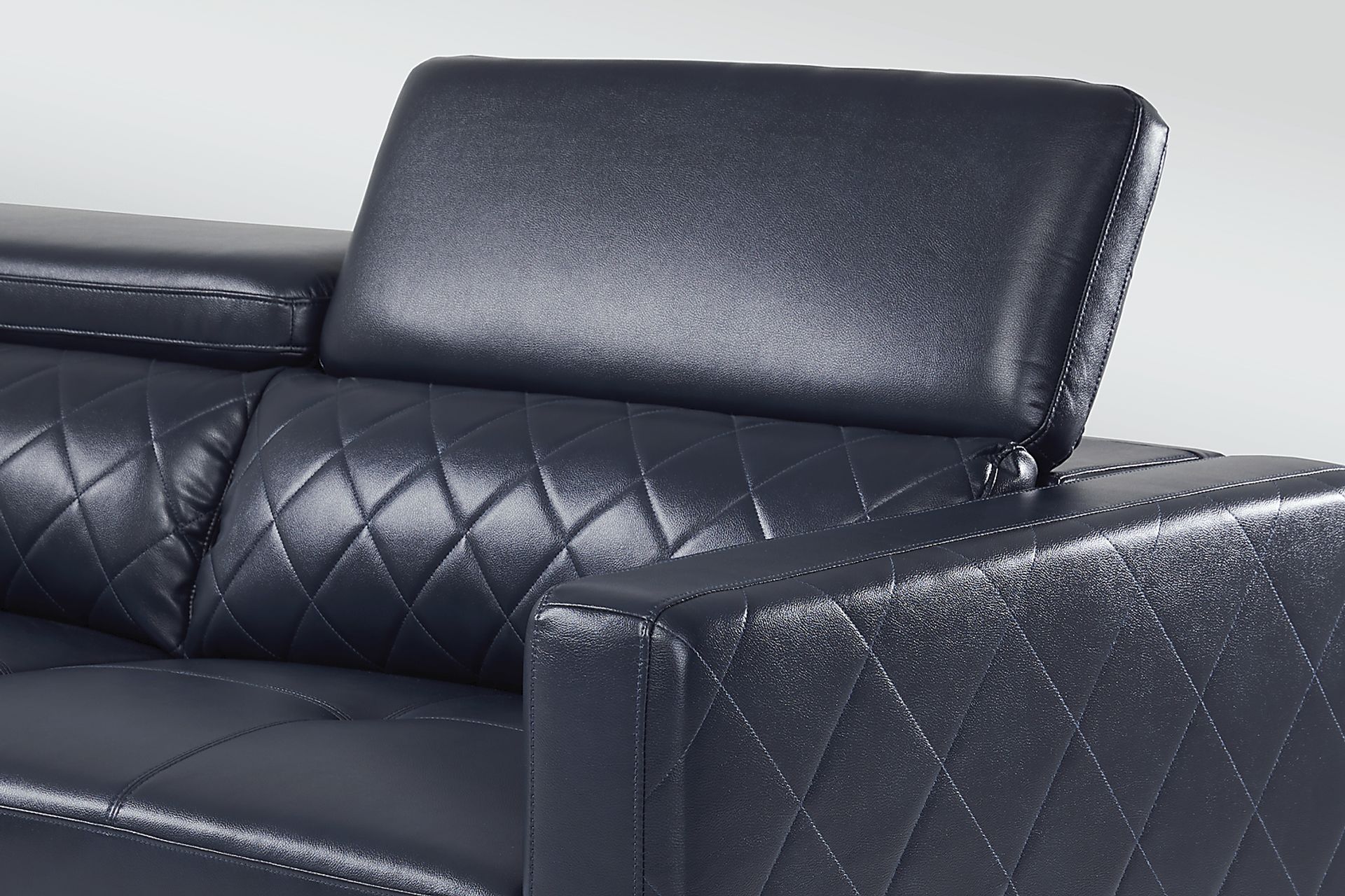Via Sorrento Navy 4 Pc Sectional - Image 6