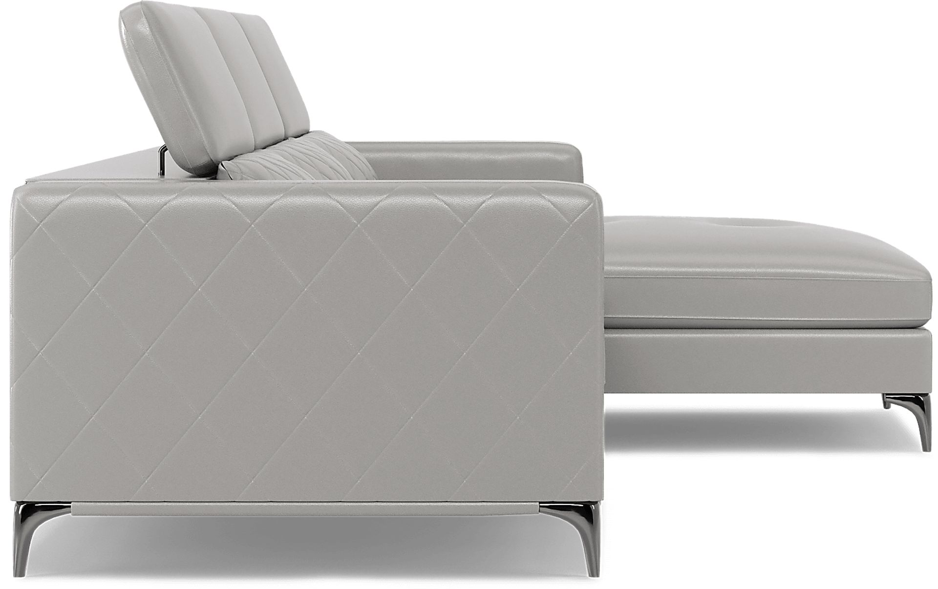 Via Sorrento Platinum 5 Pc Sectional Living Room - Image 7