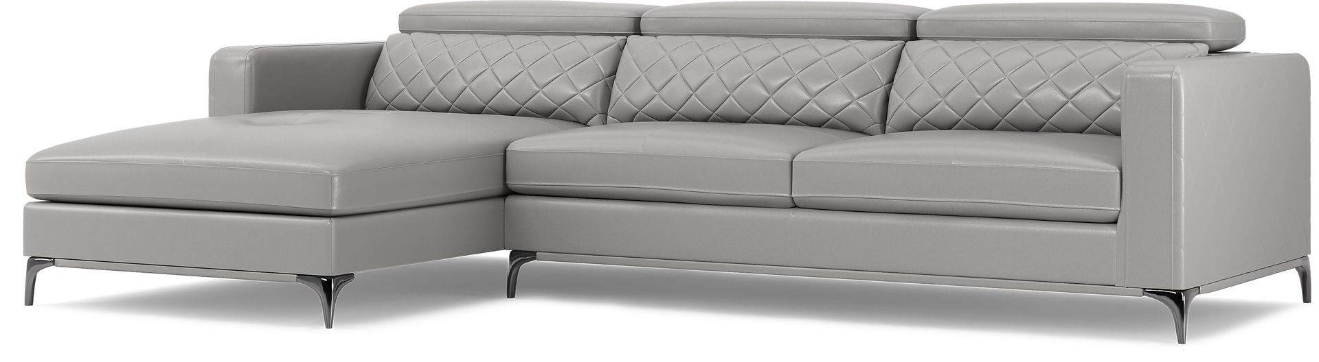Via Sorrento Platinum 2 Pc Sectional - Image 1