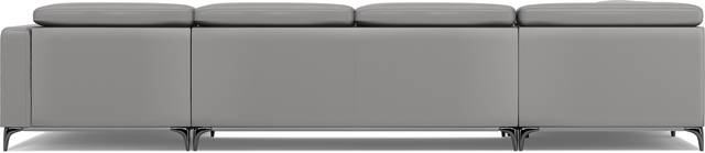 Via Sorrento Platinum 5 Pc Sectional Living Room - Thumbnail - Image 4