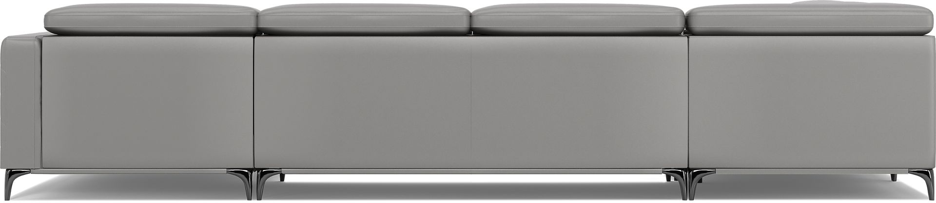 Via Sorrento Platinum 8 Pc Sectional Living Room Plus 65 in. TV - Image 4