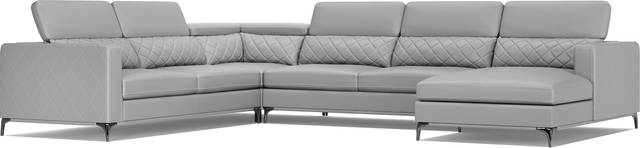 Via Sorrento Platinum 5 Pc Sectional Living Room - Thumbnail - Image 7