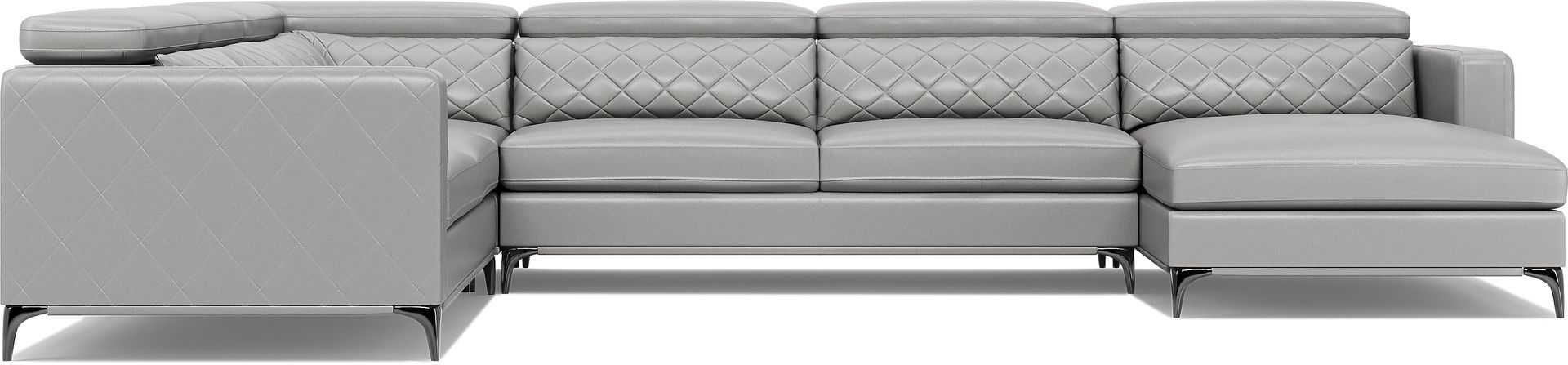 Via Sorrento Platinum 4 Pc Sectional - Image 3