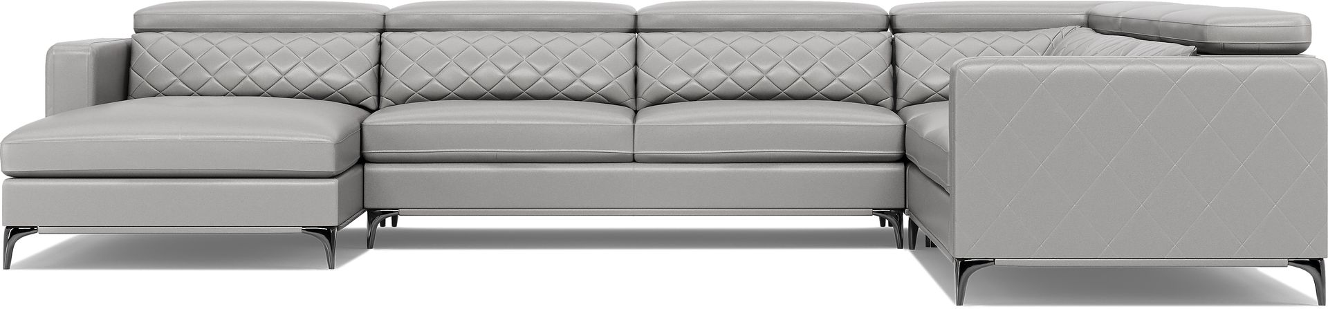 Via Sorrento Platinum 4 Pc Sectional - Image 3